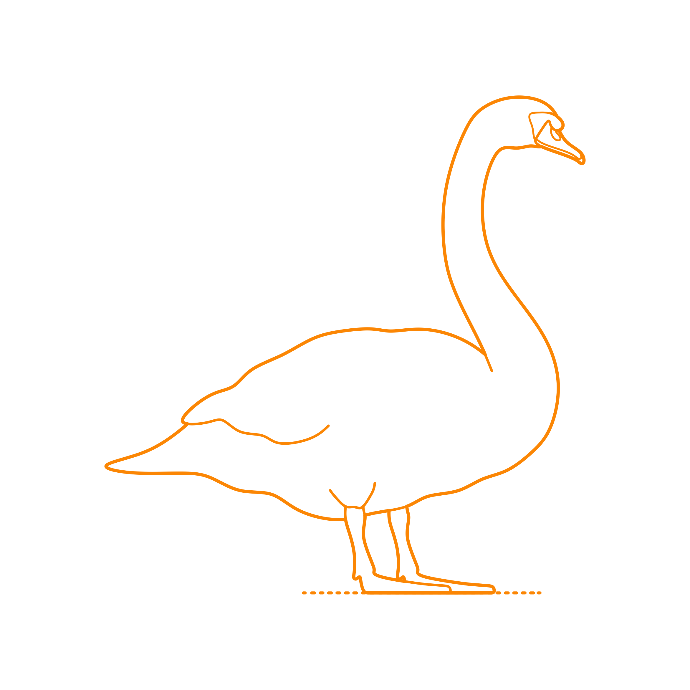 Animals Waterfowl Mute Swan Vinyl Cutting Svg File Free Vectors